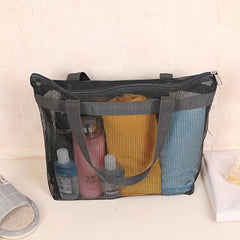 Mesh Beach Bag Portable Travel Storage Bag