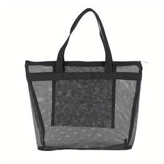 Mesh Beach Bag Portable Travel Storage Bag