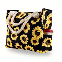Summer Beach Bag Canvas Handbag Crossbody Shoulder