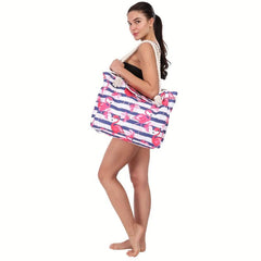 Summer Beach Bag Canvas Handbag Crossbody Shoulder