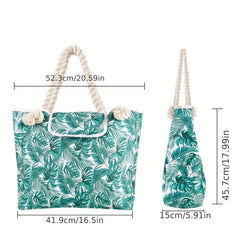 Summer Beach Bag Canvas Handbag Crossbody Shoulder