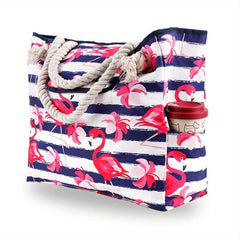 Summer Beach Bag Canvas Handbag Crossbody Shoulder