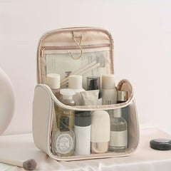 Portable Transparent Makeup Bag Travel Cosmetic Storage Large Capacity