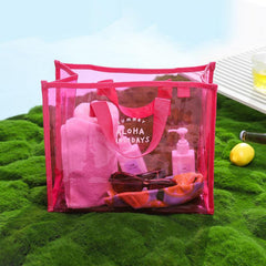 Large Capacity PVC Swimming Bag Beach Bag Outdoor Portable Storage