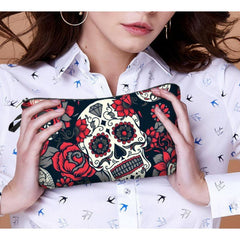 Halloween Skeleton Makeup Bag Multifunctional Toiletry Storage Bag
