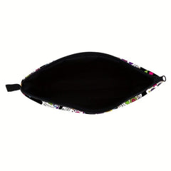 Skull Digital Print Waterproof Cosmetic Bag Soft Wash Bag Travel Storage