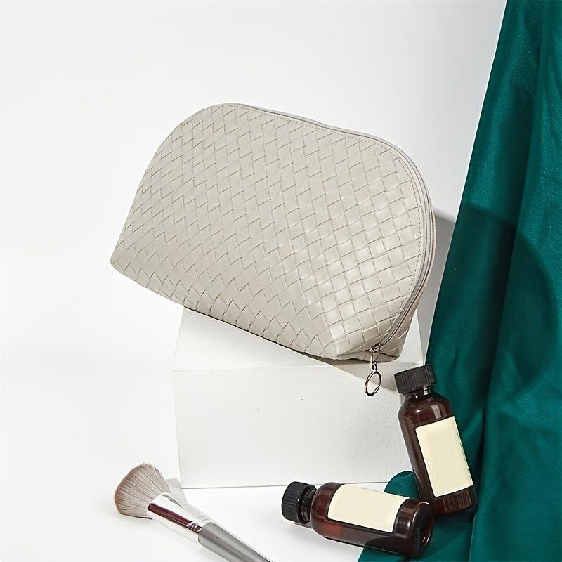 Waterproof PU Leather Makeup Toiletry Bag for Travel Business
