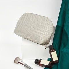 Waterproof PU Leather Makeup Toiletry Bag for Travel Business