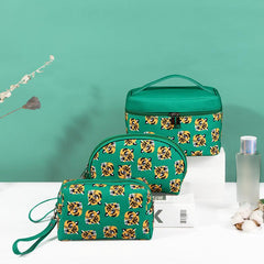 Waterproof Little Tiger Head Toiletry Bag 3pcs Set