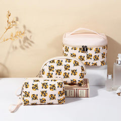 Waterproof Little Tiger Head Toiletry Bag 3pcs Set