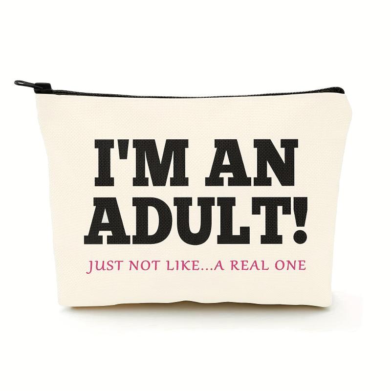 Adult Pattern Cosmetic Bag - Stationary Pen Pencil Handbag