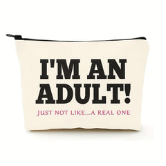 Adult Pattern Cosmetic Bag - Stationary Pen Pencil Handbag