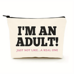Adult Pattern Cosmetic Bag - Stationary Pen Pencil Handbag