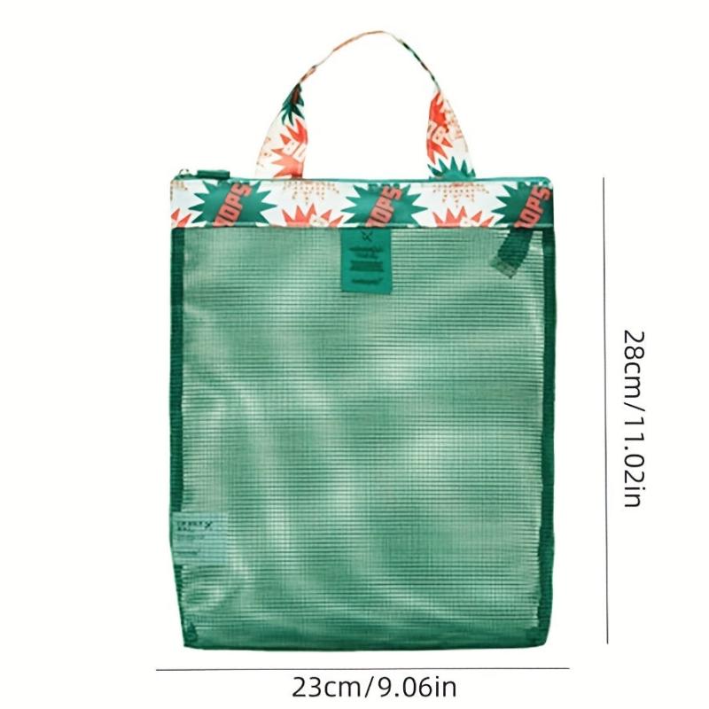 Mesh Toiletry Bag Beach Bags Sports Travel Shopping Handbags