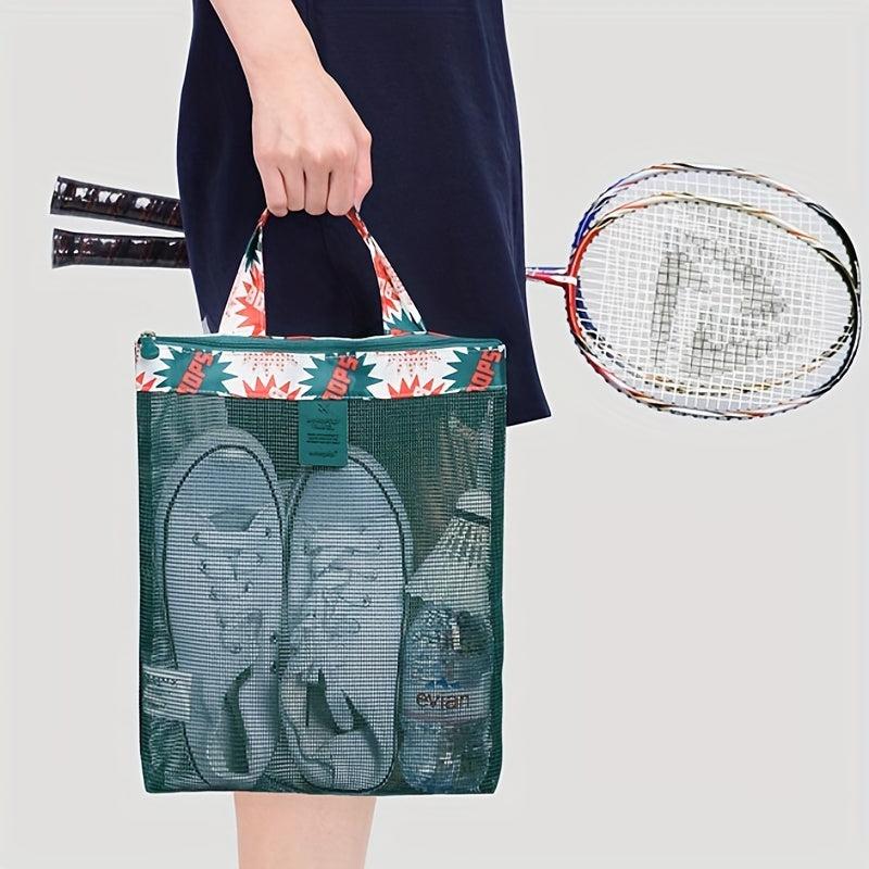 Mesh Toiletry Bag Beach Bags Sports Travel Shopping Handbags