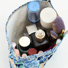Flower Cosmetic Bag Large Portable Handbag