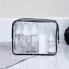 Transparent Storage Bag Cosmetic Bag Travel Storage Bag Portable Toiletry Bag