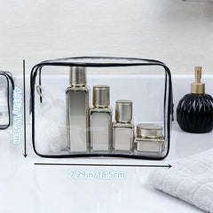 Transparent Storage Bag Cosmetic Bag Travel Storage Bag Portable Toiletry Bag