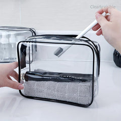 Transparent Storage Bag Cosmetic Bag Travel Storage Bag Portable Toiletry Bag