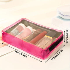 Large Capacity Transparent Travel Storage Bag PVC Toiletry Bag
