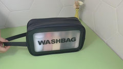Waterproof Translucent Travel Cosmetic Bag Portable Makeup Pouch