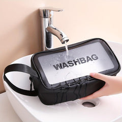 Waterproof Translucent Travel Cosmetic Bag Portable Makeup Pouch