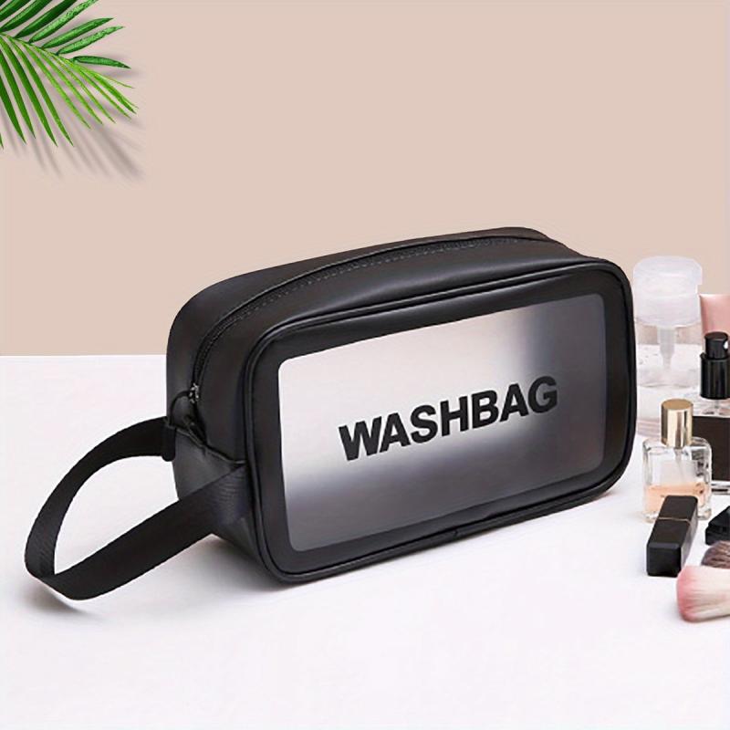 Waterproof Translucent Travel Cosmetic Bag Portable Makeup Pouch