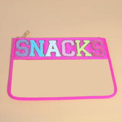Transparent PVC Embroidery Cosmetic Bag Waterproof Travel Storage Bag
