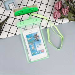 Luminous Waterproof Toiletry Bag Transparent Fluorescent Diving Phone Case