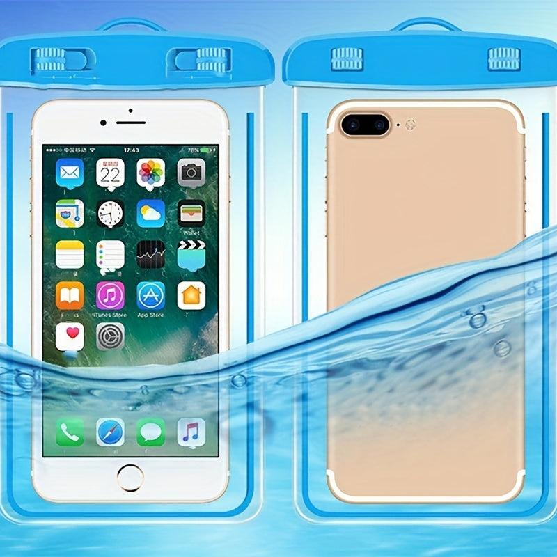Luminous Waterproof Toiletry Bag Transparent Fluorescent Diving Phone Case