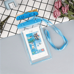 Luminous Waterproof Toiletry Bag Transparent Fluorescent Diving Phone Case