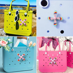 Beach Bag Windmill Charms - Fun Accessories for Beach Fashion