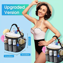 Mesh Portable Beach Bag Cosmetic Storage Bag Toiletry Bag
