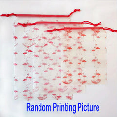 3pcs Transparent Waterproof Storage Bag Travel Cosmetic Shoes Clothes Drawstring