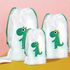 3pcs Transparent Waterproof Storage Bag Travel Cosmetic Shoes Clothes Drawstring