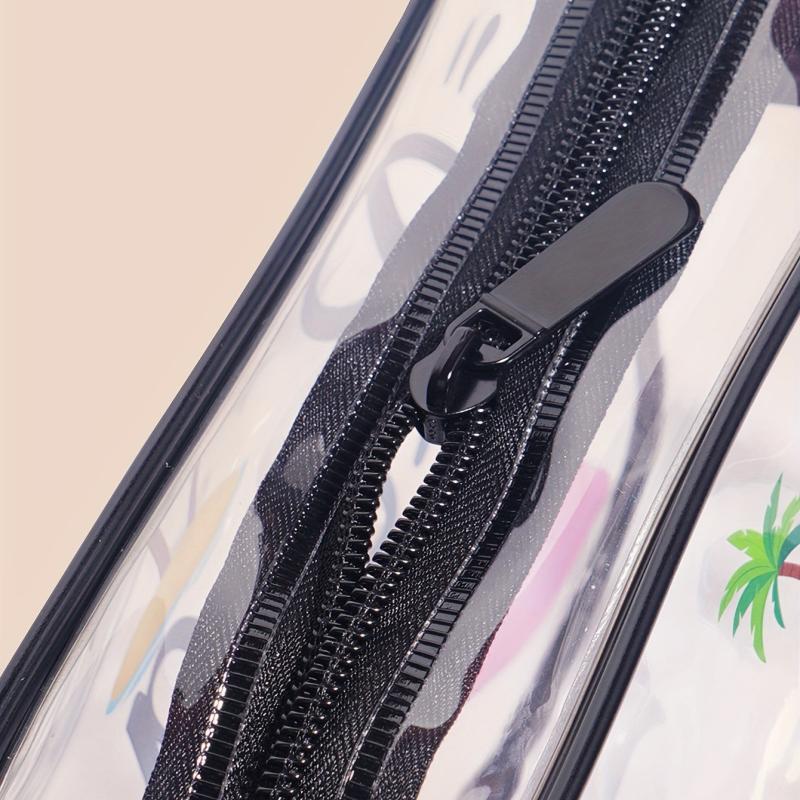 Clear PVC Beach Toiletry Bag for Vacation