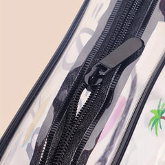 Clear PVC Beach Toiletry Bag for Vacation