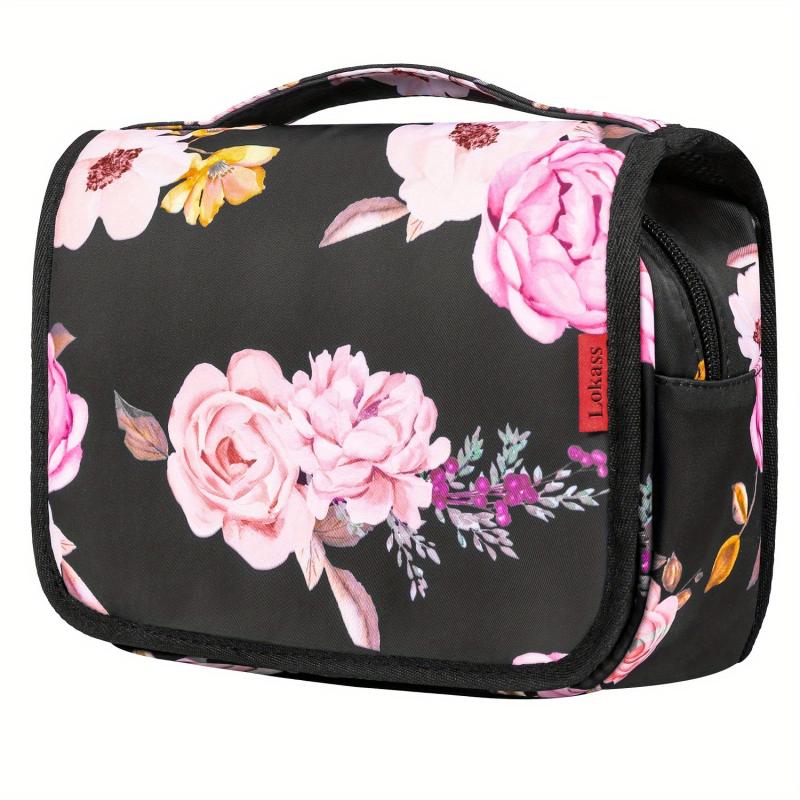 Waterproof Hanging Toiletry Bag Travel Cosmetics Storage Bag with Sturdy Hook