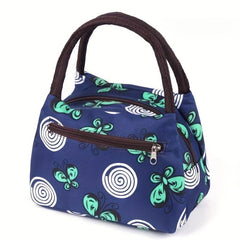 Oxford Cloth Small Square Bag Ethnic Style Storage Bag