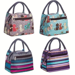 Oxford Cloth Small Square Bag Ethnic Style Storage Bag