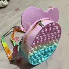 Silicone Decompression Toiletry Bag One Shoulder Storage Bag