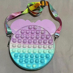 Silicone Decompression Toiletry Bag One Shoulder Storage Bag