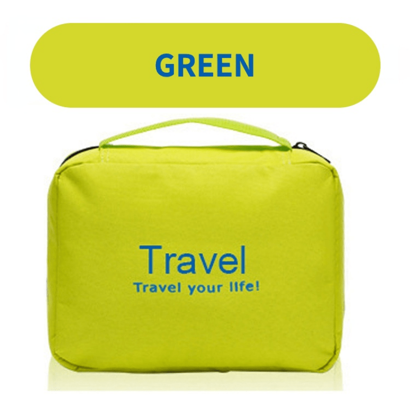 Waterproof Folding Toiletry Bag Hanging Wash Bag Letter Travel Toiletry Bag
