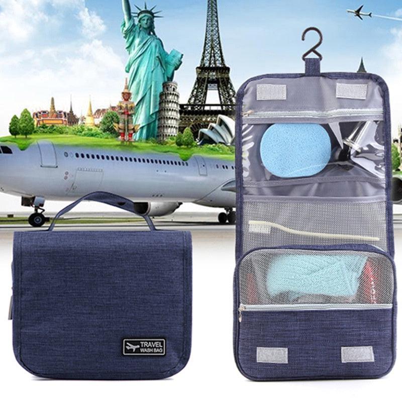 Waterproof Folding Toiletry Bag Hanging Wash Bag Letter Travel Toiletry Bag