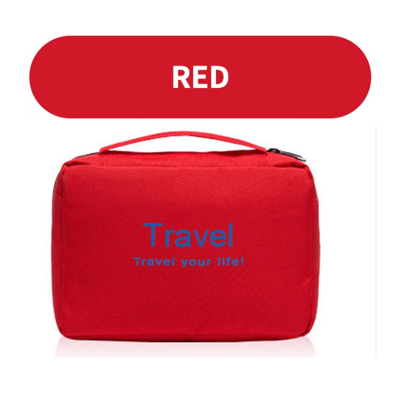 Waterproof Folding Toiletry Bag Hanging Wash Bag Letter Travel Toiletry Bag