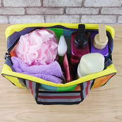 Large Capacity Woven Mesh Tote Bag for Travel Storage