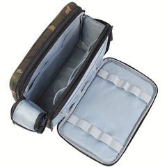 Waterproof Double Zipper Wash Bag Dry And Wet Separation Toiletry Bag
