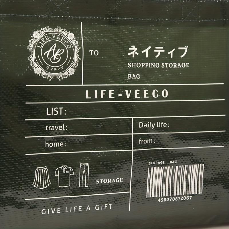 40L Waterproof Folding Luggage Bag for Dirty Clothes, Environmental Protection