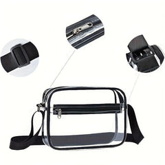 Waterproof Crossbody Bag Travel Wash Bag PVC Transparent Messenger Bag