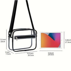 Waterproof Crossbody Bag Travel Wash Bag PVC Transparent Messenger Bag